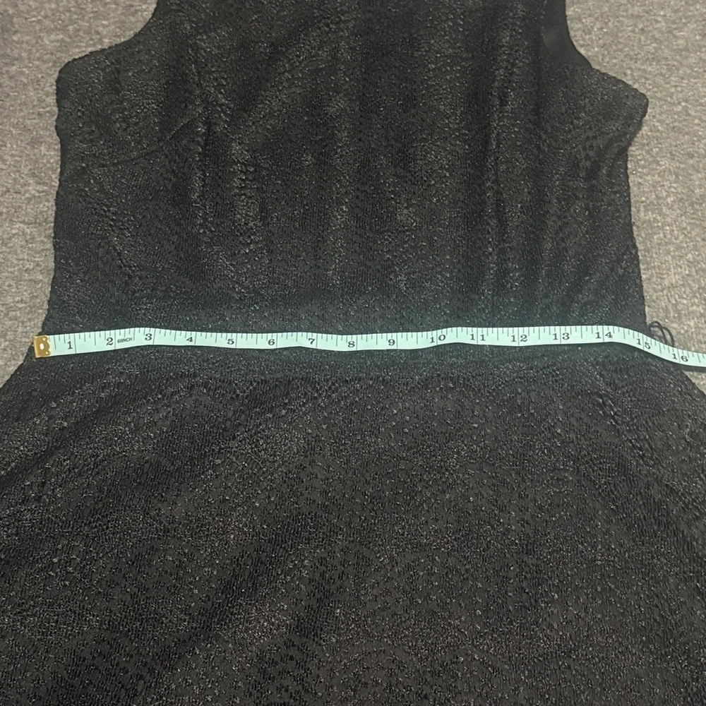 Danny & Nicole Elegant Black Midi Dress - Picture 6 of 8